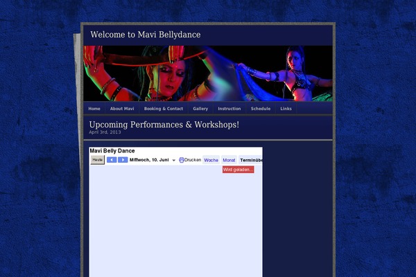 mavibellydance.com site used Grunge-superstar