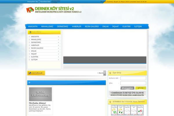 Mavi theme site design template sample