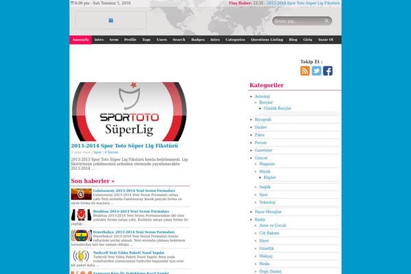 Wp-news theme site design template sample