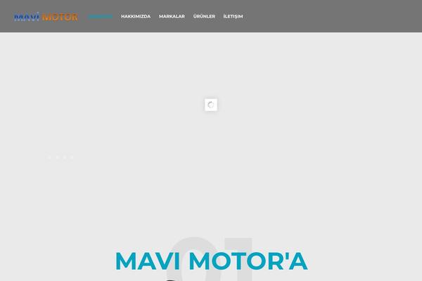 Autoparts theme site design template sample