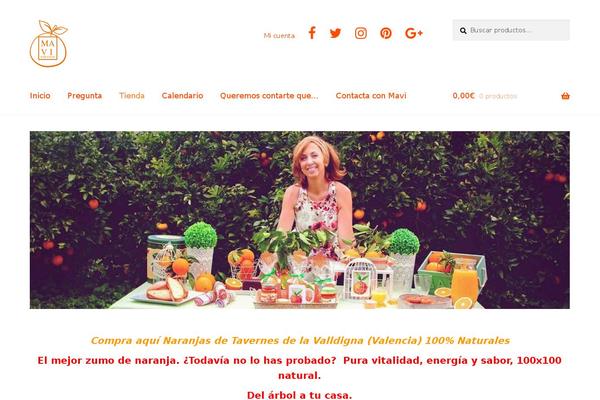 Site using Storefront-designer plugin