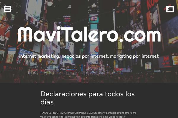 Eighties theme site design template sample