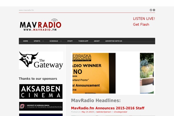 mavradio.fm site used Finewp