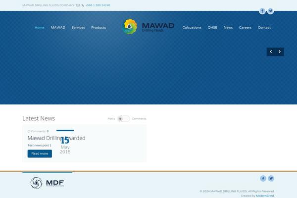 Mw theme site design template sample