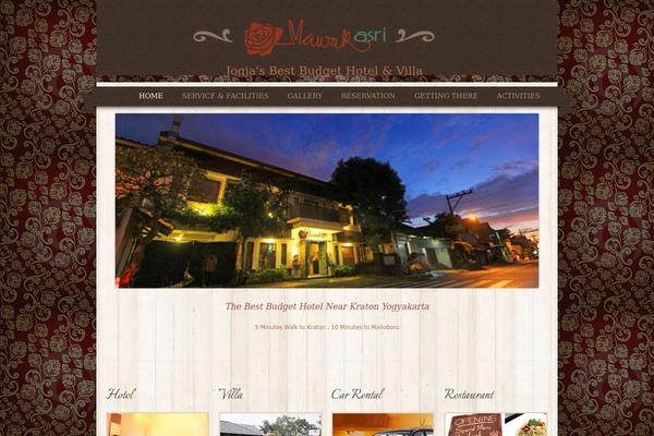 Queenhotel theme site design template sample