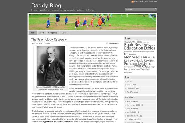 Panorama theme site design template sample