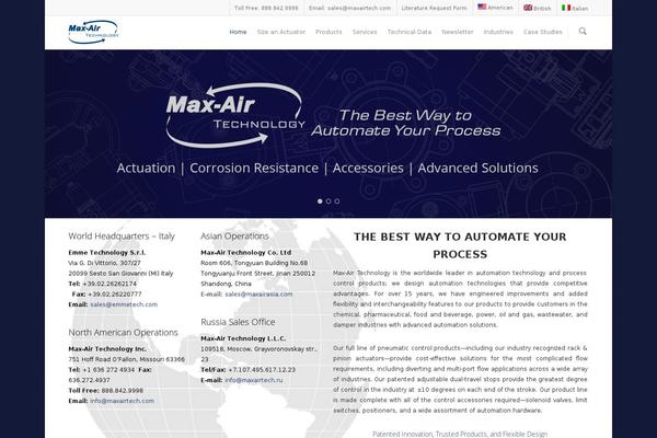 Site using Salient-social plugin