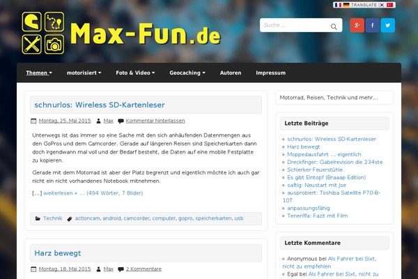 Site using Organize Series plugin