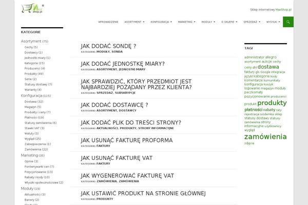 Twentyfourteen Child theme site design template sample