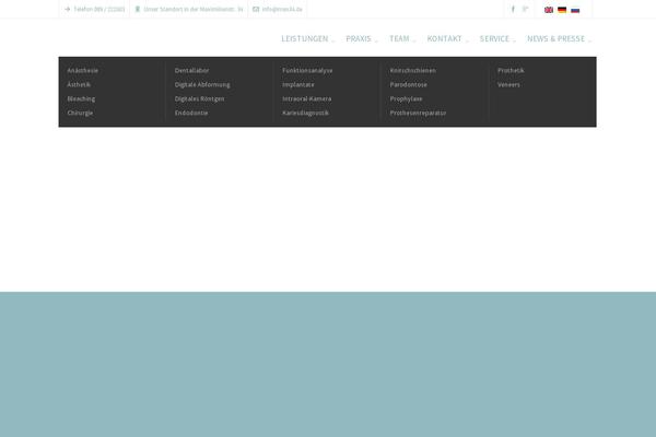 Highend Child theme site design template sample