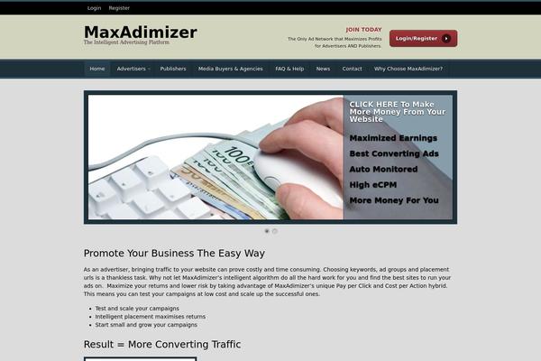 Empire theme site design template sample