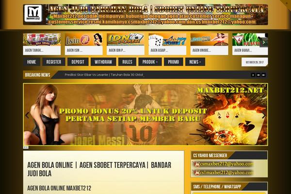 Site using Simple HTML Slider plugin