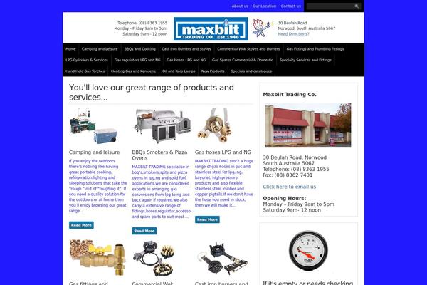maxbilt.com.au site used Wp-prosper-prem
