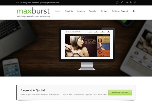 Maxcanvas_child theme site design template sample