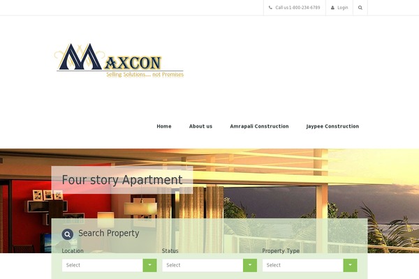 Homeland theme site design template sample