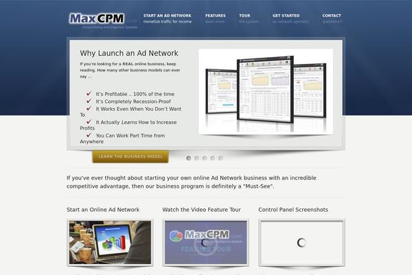 Karma theme site design template sample