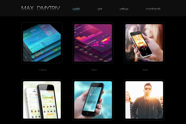 Max theme site design template sample