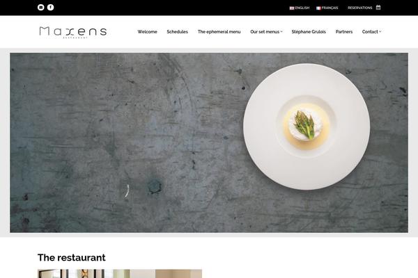 Triven theme site design template sample