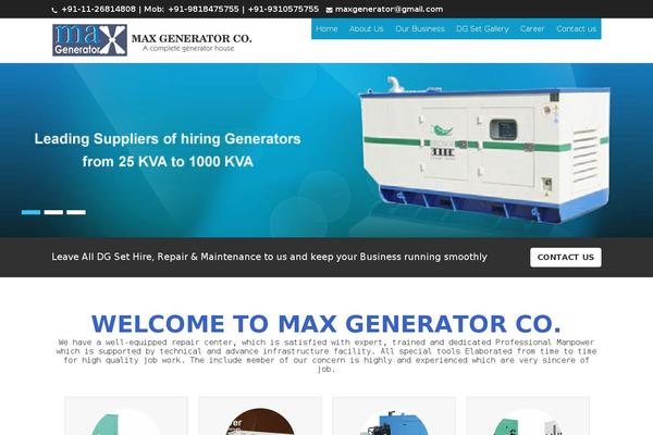 Corporate Lite theme site design template sample