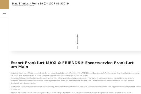 Maxi theme site design template sample