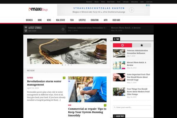Newsroom14 theme site design template sample