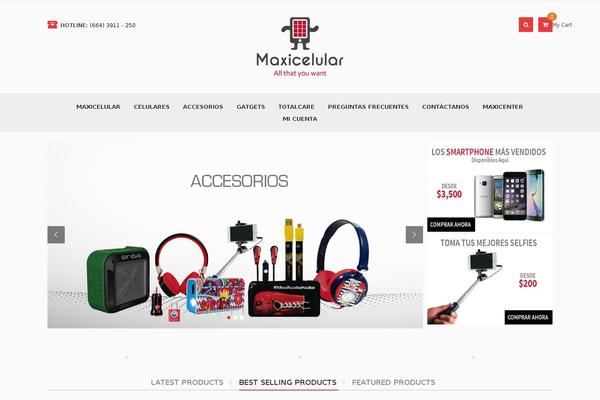 maxicelular.com site used Sw_maxshop-child-theme