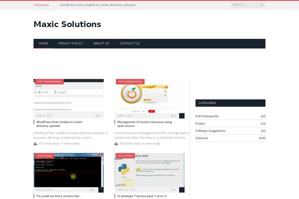 SmartMag theme site design template sample