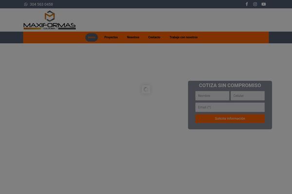 maxiformas.com site used Maki-theme