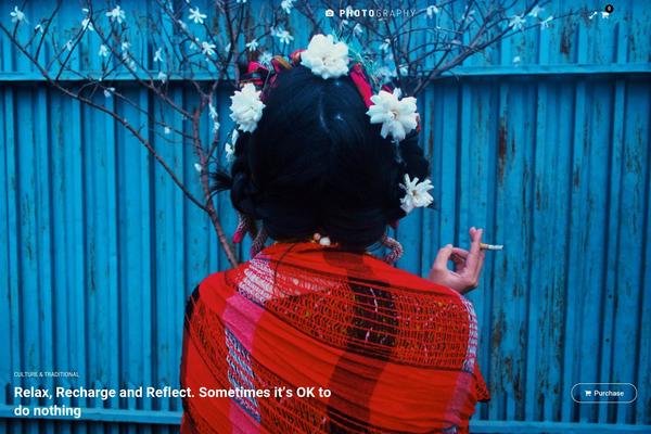 Photography theme site design template sample