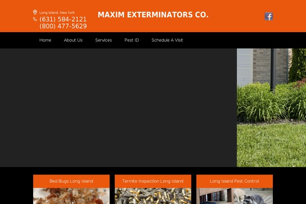 maximexterminators.com site used Hozio