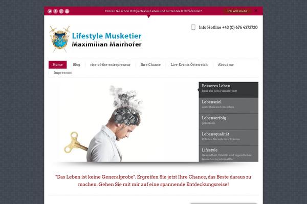 InfoWay theme site design template sample