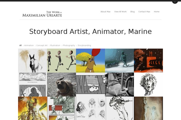 Aware theme site design template sample