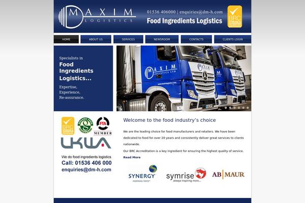maximlogistics.com site used Maxim2018theme