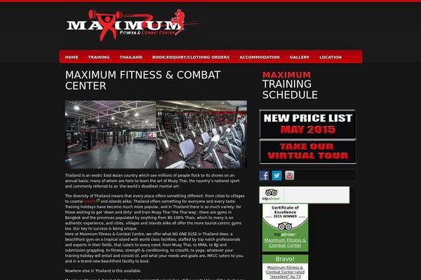 Maximum theme site design template sample
