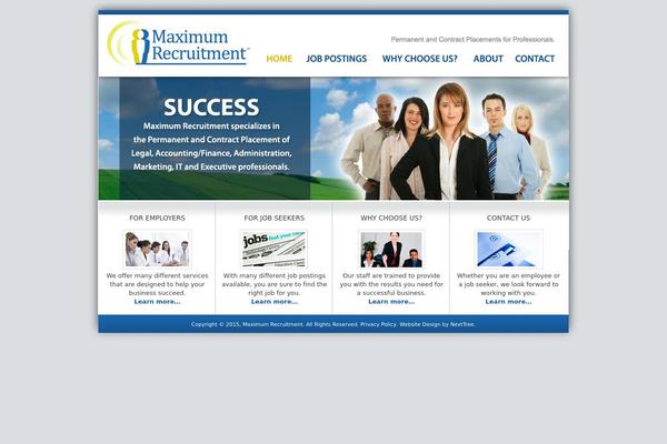 Nexttree theme site design template sample