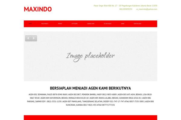 Simpleo theme site design template sample