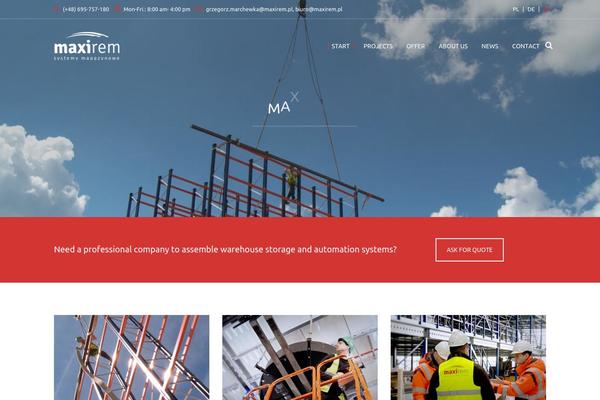 Duotive Two theme site design template sample