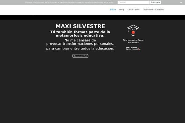 Site using MailChimp Top Bar plugin