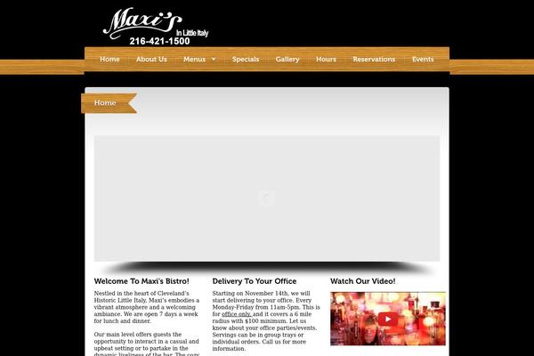 Bordeaux theme site design template sample