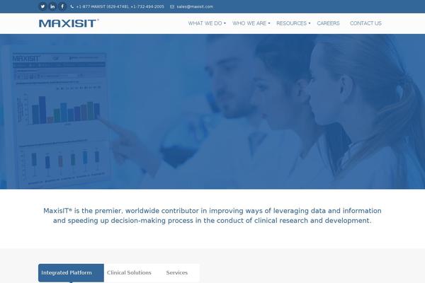 maxisit.com site used Maxisit
