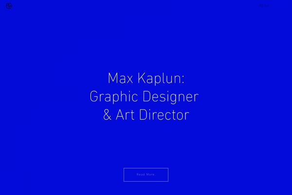 Semplice theme site design template sample