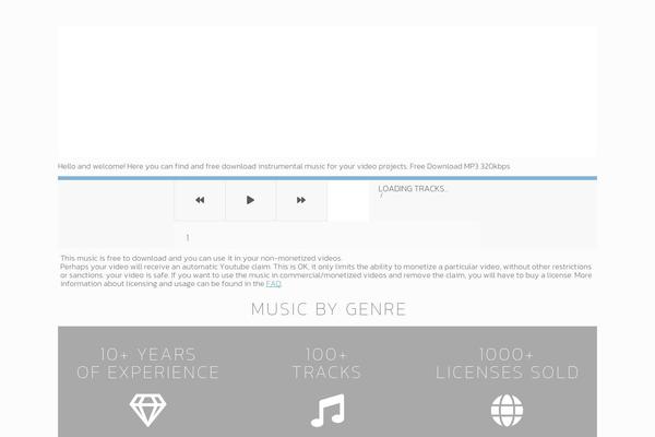 FWRD theme site design template sample