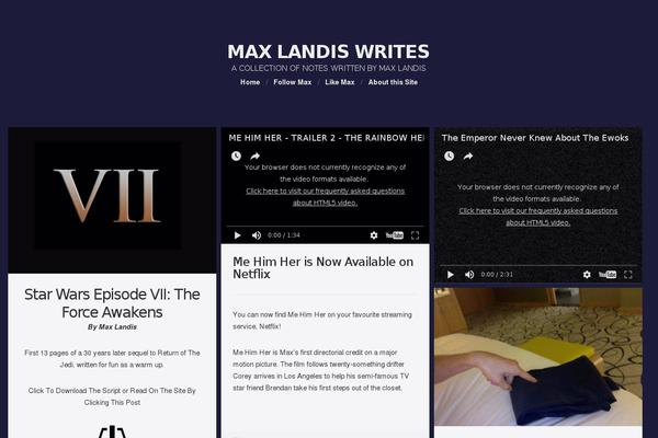 Clipboard theme site design template sample