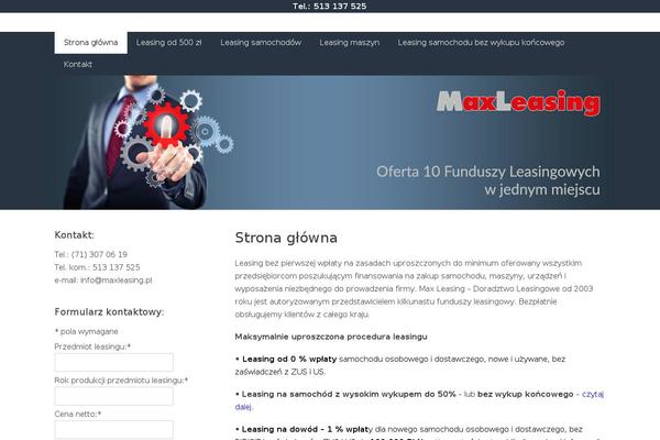 Clean Journal theme site design template sample