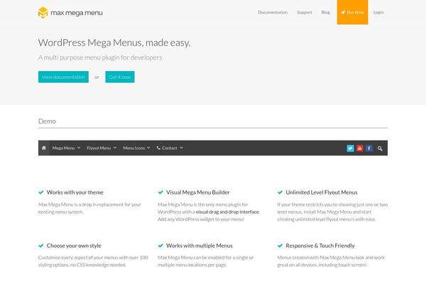 maxmegamenu.com site used Mmm