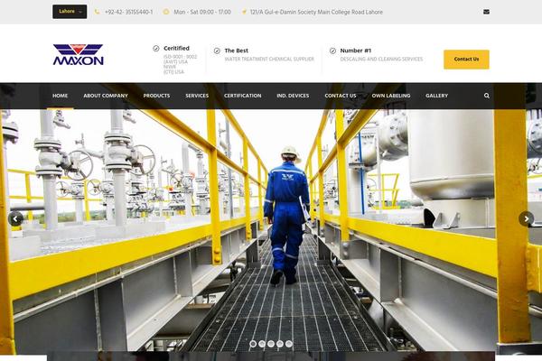 Realfactory theme site design template sample