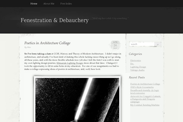Reblog theme site design template sample