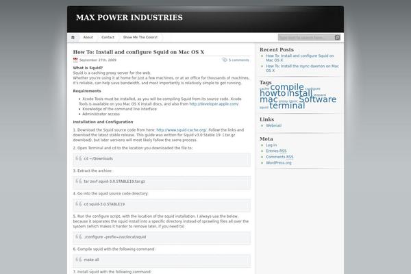 Site using Glass plugin