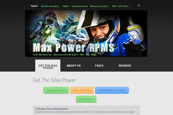 Nova theme site design template sample
