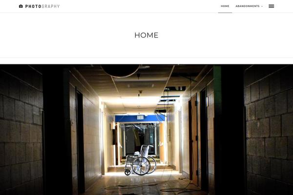 Photography theme site design template sample